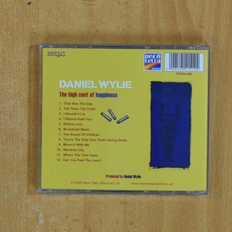 DANIEL WYLIE - THE HIGH COST OF HAPPINESS - CD