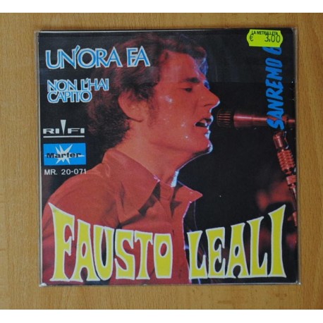 FAUSTO LEALI - UN´ORA FA - SINGLE