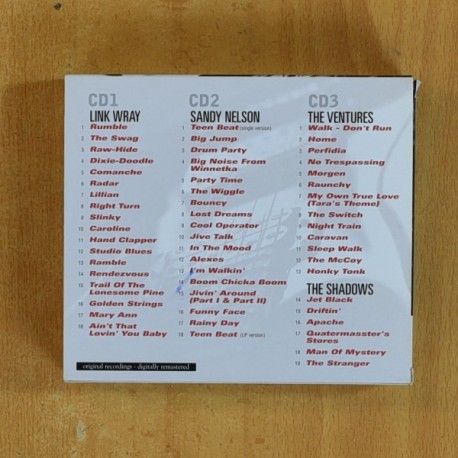 VARIOS - PIONEERS OF INSTRUMENTAL ROCK - 3 CD