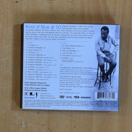 MILES DAVIS - KIND OF BLUE - CD