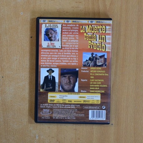 LA MUERTE TENIA UN PRECIO - DVD