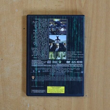 MATRIX RELOADED - DVD