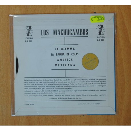 LOS MACHUCAMBOS - LA MAMMA + 3 - EP