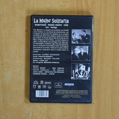 LA MUJER SOLITARIA - DVD