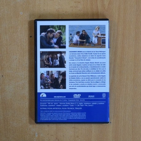 CASSANDRAS DREAM - DVD