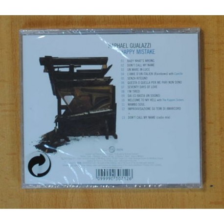 RAPHAEL GUALAZZI - HAPPY MISTAKE - CD