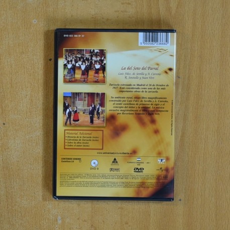 LA ZARZUELA LA DEL SOTO DEL PARRAL - DVD