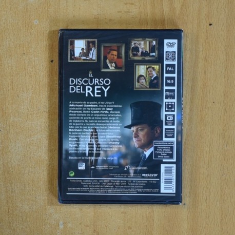 EL DISCURSO DEL REY - DVD