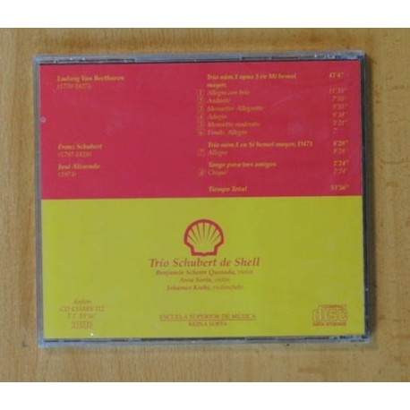 TRIO SCHUBERT DE SHELL - TRIO SCHUBERT DE SHELL - CD