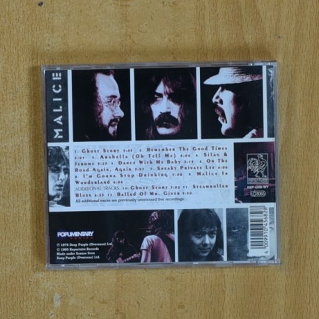 MALICE IN WONDERLAND - PAICE ASHTON LORD - CD