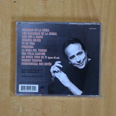 JOAN MANUEL SERRAT - SOMBRAS DE LA CHINA - CD