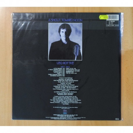LEO KOTTKE - A SHOUT TOWARD NOON - LP