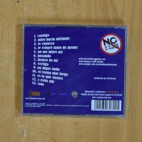NO SE LO DIGAS A MAMA - COSAS QUE NUNCA DIJE - CD