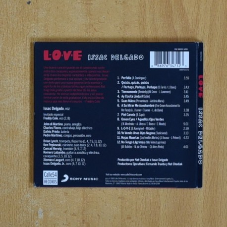 ISSAC DELGADO - LOVE - CD