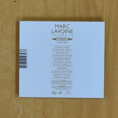MARC LAVOINE - VOLUME 10 - CD