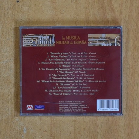 VARIOS - LA MUSICA MILITAR DE ESPAÑA - CD
