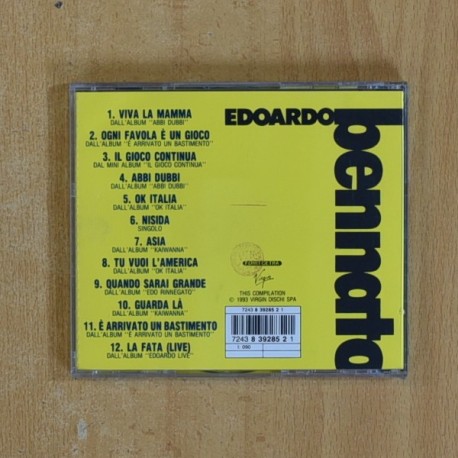 EDOARDO BENNATO - VIVA LA MAMMA - CD