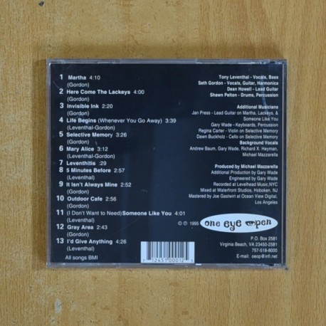 THE MOCKERS - SOMEWHERE BETWEEN MOCKSVILLE AND HARMONY - CD