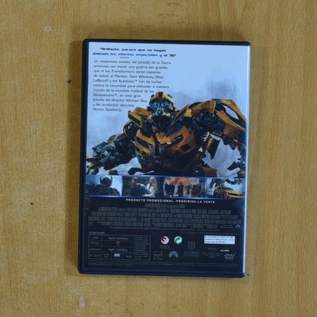 TRANSFORMERS EL LADO OSCURO DE LA LUNA - DVD