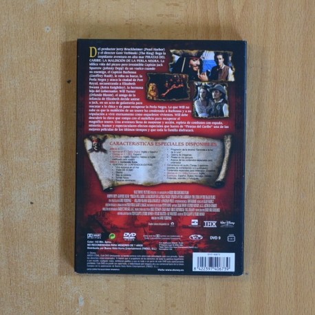 PIRATAS DEL CARIBE LA MALDICION DE LA PERLA NEGRA - DVD