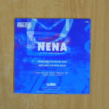 MIGUEL BOSE - DIRECTO 90 - PROMO SINGLE