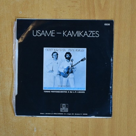 TEDDY BAUTISTA / PEPE ROBLES - USAME KAMIKAZES - PROMO SINGLES