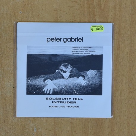 PETER GABRIEL - SOLSBURY HILL INTRUDER - SINGLE