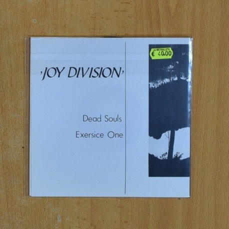 JOY DIVISION - DEAD SOULS / EXERCISE ONE - SINGLE
