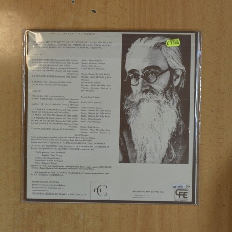 VARIOS - VALLE INCLAN Y SU TIEMPO - PROMO GATEFOLD LP