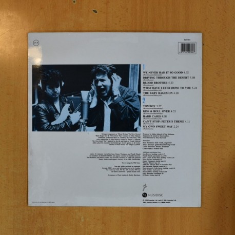 TOM ROBINSON & JAKKO M JAKSZYK - WE NEVER HAD IT SO GOOD - LP