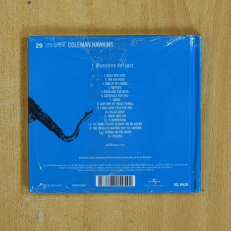 COLEMAN HAWKINS - MAESTROS DEL JAZZ - CD