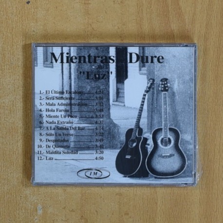 MIENTRAS DURE - LUZ - CD