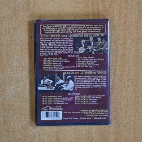 THE STANLEY BROTHERS AND DOC WATSON - DVD
