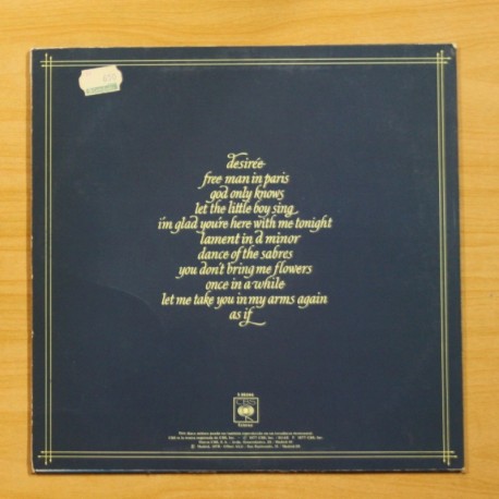 NEIL DIAMOND - I´M GLAD YOU´RE HERE WITH ME TONIGHT - LP