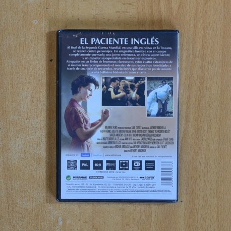 EL PACIENTE INGLES - DVD