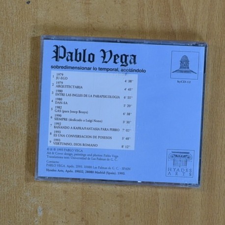 PABLO VEGA - SOBREDIMENSIONAR LO TEMPORAL ACOTANDOLO - CD