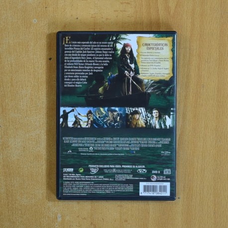 PIRATAS DEL CARIBE EL COFRE DEL HOMBRE MUERTO - DVD