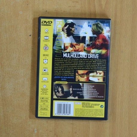 MULHOLLAND DRIVE - DVD