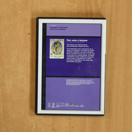 PAN AMOR Y FANTASIA - DVD