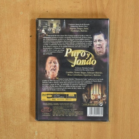 JUANA LA DEL REVUELO Y MARIANA CORNEJO PURO Y JONDO - DVD