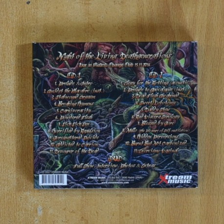 AVUKSED - NIGHT OF THE LIVING DEATHGENERATIONS - CD