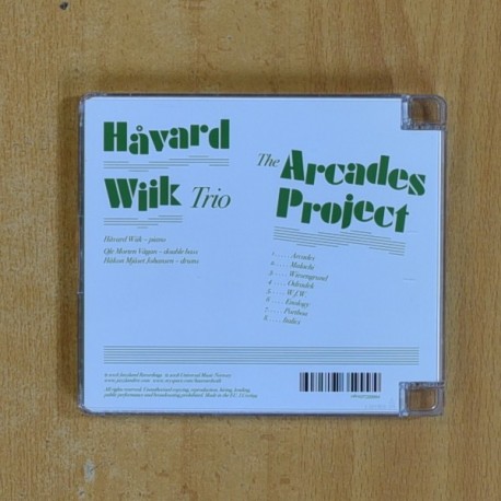 HARVARD WIIK TRIO - THE ARCADES PROJECT - CD