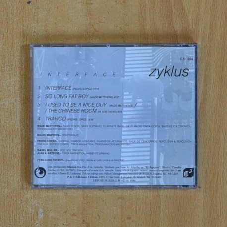 ZYKLUS - INTERFACE - CD