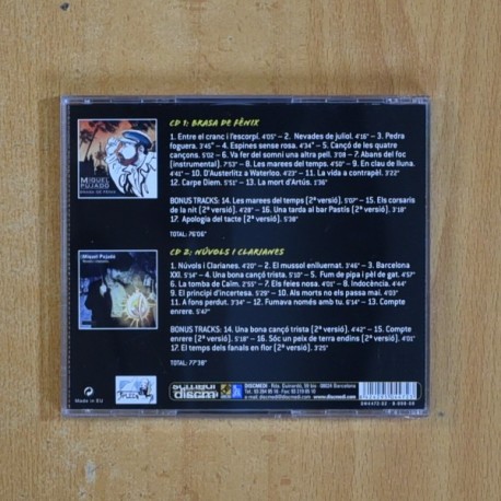 MIQUEL PUJADO - BRASA DE FENIX / NUVOLS I CLARIANES - CD