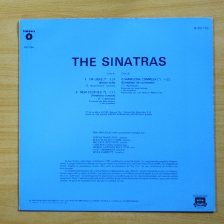 THE SINATRAS - I´M LONELY - MAXI