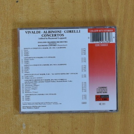 VIVALDI / ALBINONI / CORELLI - CONCERTOS - CD