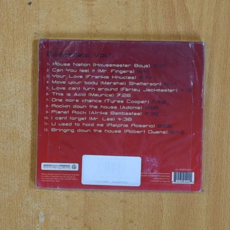 VARIOS - TRAX REDORDS SEENTIALS VOL 1 - CD