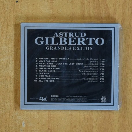 ASTRUD GILBERTO - GRANDES EXITOS - CD