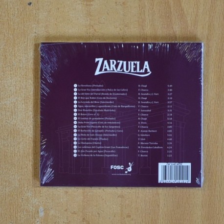 ORQUESTA SINFONICA DE CHAMARTIN - ZARZUELA - CD