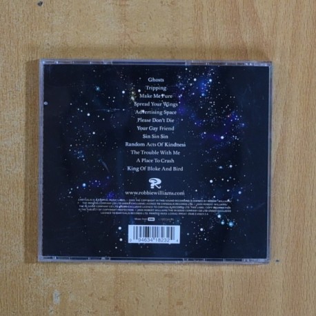ROBBIE WILLIAMS - INTENSIVE CARE - CD